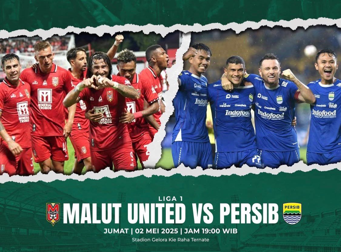 Malut United vs Persib, Maung Bandung Berpeluang Segel Gelar Juara