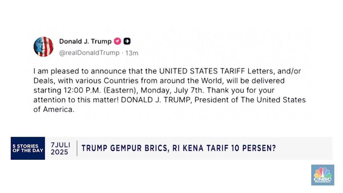 Video: Minuman Berpemanis Bakal Kena Cukai – Trump Gempur BRICS