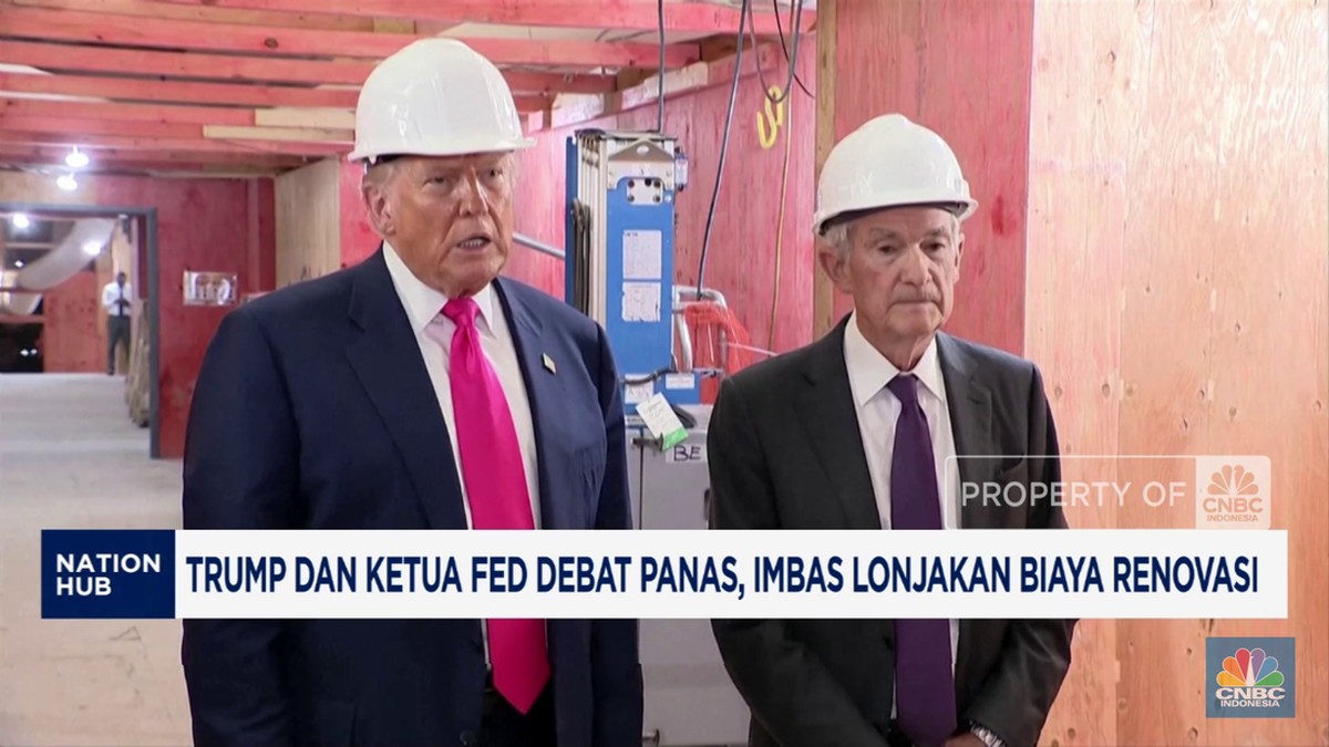 Video: Trump dan Ketua Fed Debat Panas, Imbas Lonjakan Biaya Renovasi