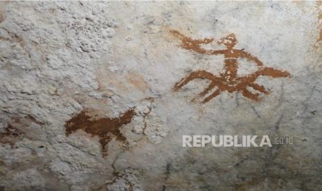 Pintarnya Manusia Purba Sulawesi, Menggambar Adegan Naik Kuda, Naik Perahu, dan Kelompok Berburu