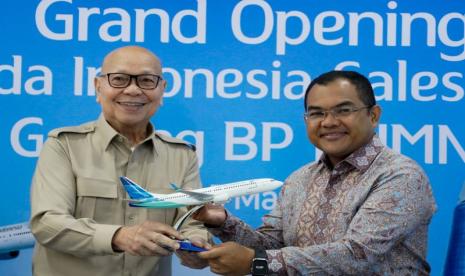 Garuda Indonesia Resmikan Sales Office di Gedung BUMN Jakarta
