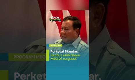 Perketat Standar Seribu Lebih Daput MBG DiSuspend