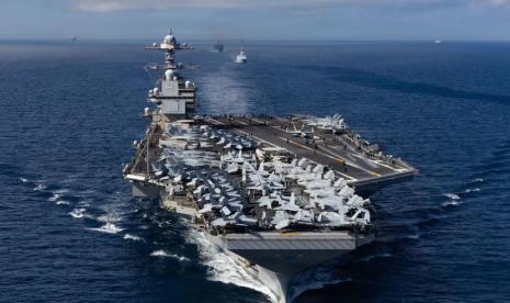 Dipakai Serang Iran, Kapal Induk Terbesar di Dunia Milik AS Kebakaran, 200 Pelaut Cedera
