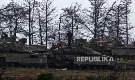 Hizbullah Hajar 18 Tank Merkava Israel di Lebanon Selatan