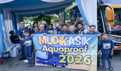 Aquaproof Gelar Program Mudik Gratis Bagi Tukang Bangunan