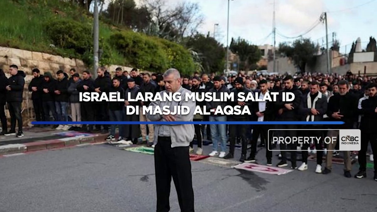 Video: Israel Larang Muslim Salat Id di Masjid Al-Aqsa