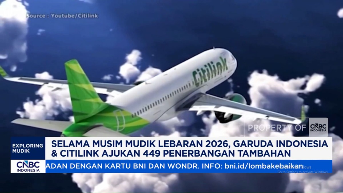 Video: Lebaran, Garuda dan Citilink Ajukan 449 Penerbangan Tambahan