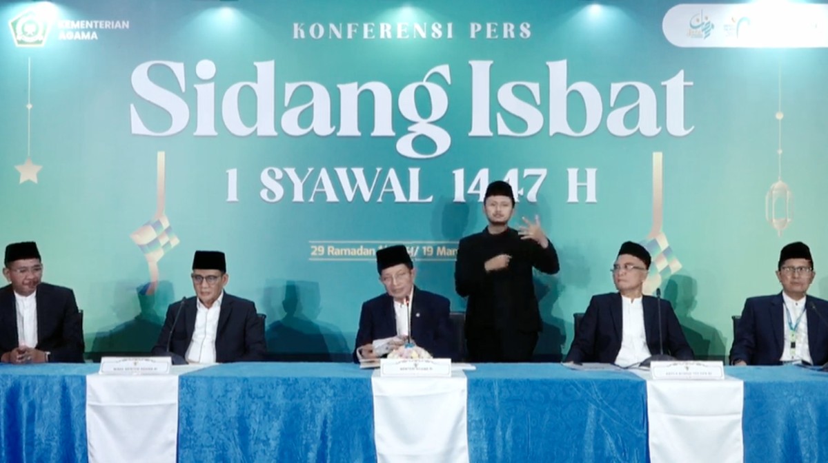 Idulfitri-1 Syawal 1447 Jatuh Pada Sabtu 21 Maret, Ini Alasannya