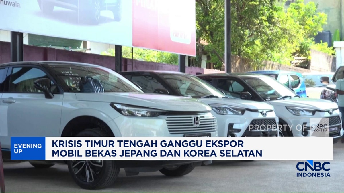 Video: Krisis Timur Tengah Ganggu Ekspor Mobil Bekas Jepang dan Korsel