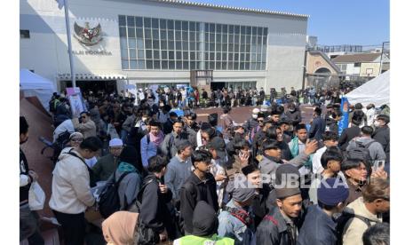 Antusias, Ribuan WNI Padati Lokasi Shalat Idul Fitri di Masjid Indonesia Tokyo