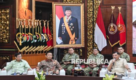 Purnawirawan TNI Kumpul Bareng di Kemenhan, Bahas Isu Strategis Pertahanan Nasional