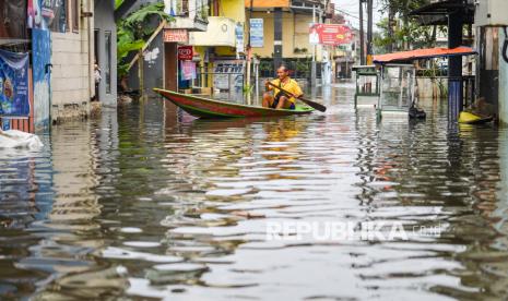 Banjir Kembali Rendam Ratusan Rumah di Dayeuhkolot, Akses Jalan Terputus