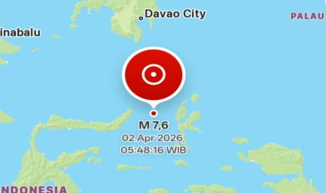Peringatan Tsunami! Gempa Magnitudo 7,6 di Laut Maluku Utara