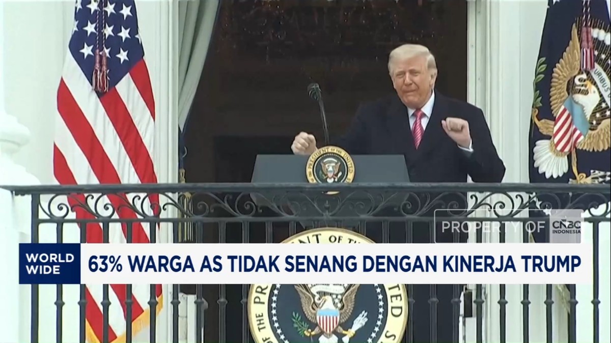 Video: 63% Warga AS Tidak Senang dengan Kinerja Trump