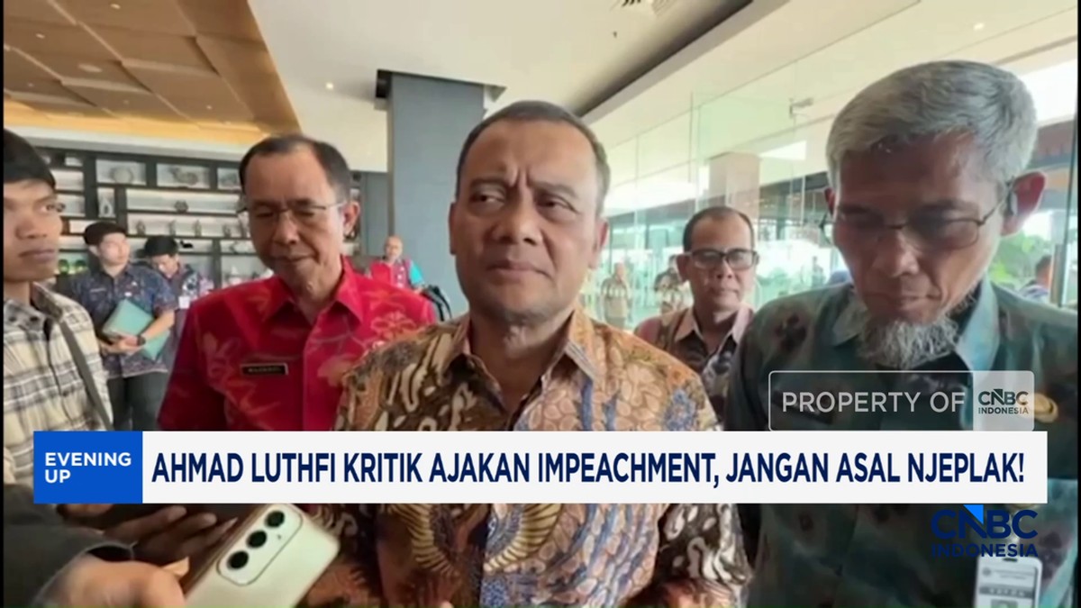 Video: Ahmad Luthfi Kritik Ajakan Impeachment, Jangan Asal Njeplak!