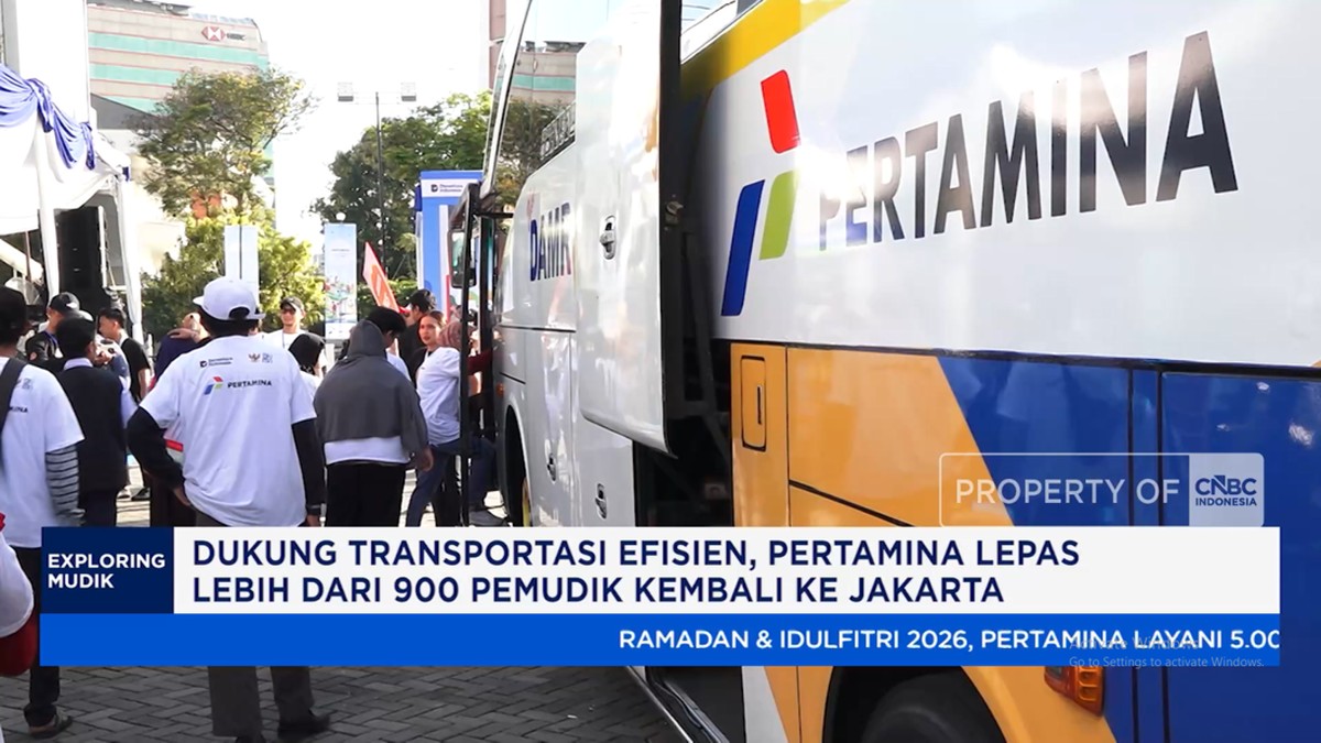 Video: Pertamina Lepas Lebih Dari 900 Pemudik Kembali ke Jakarta