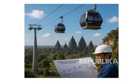 Kawasan Candi Prambanan akan Dipasang Kereta Gantung, Pemkab Sleman Siapkan Rp200 Miliar