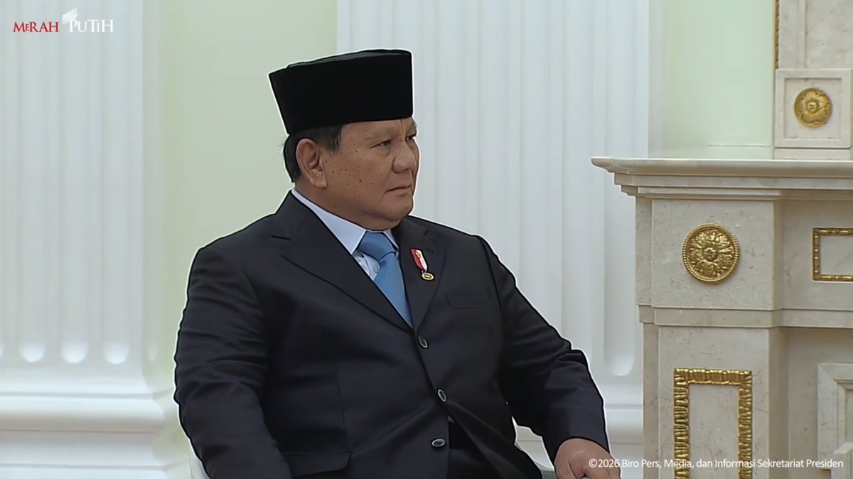 Prabowo Temui Putin di Istana Kremlin Rusia: Saya Sangat Terima Kasih