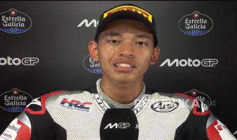 Veda Ega Start dari Posisi Ke-21 di Balapan Moto3 Catalunya