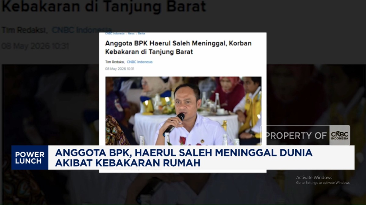 Video:Anggota BPK, Haerul Saleh Meninggal Dunia Akibat Kebakaran Rumah