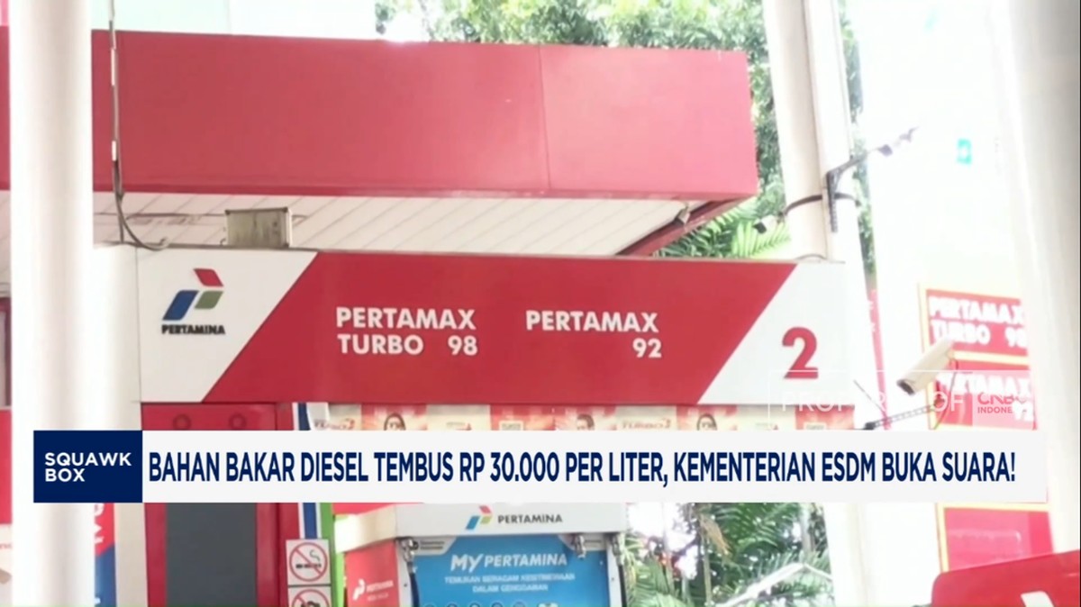 Video: Harga BBM Diesel Tembus Rp 30.000 Per Liter, ESDM Buka Suara!