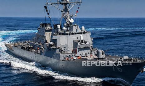 Kapal Perang AS Dikabarkan Terbakar di Dekat Indonesia, USS Higgins Alami Gangguan Serius