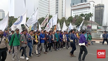 Mahasiswa Demo Istana dan DPR Siang Ini, 3 Ribuan Aparat Diterjunkan