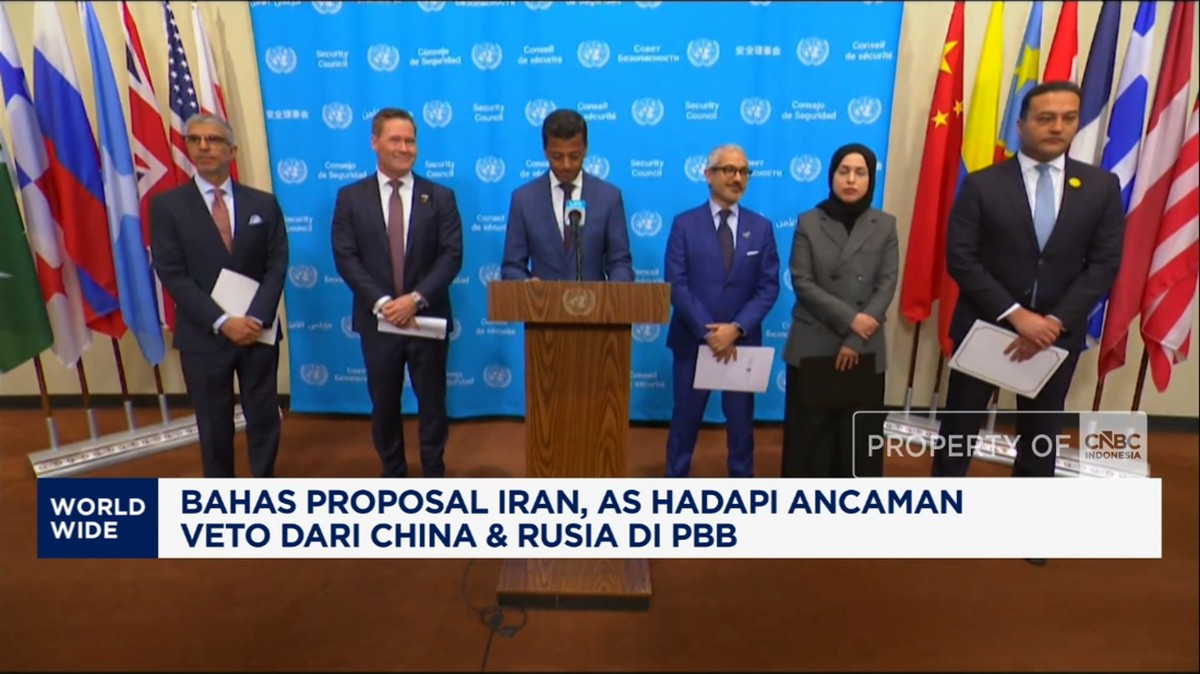 Video:Bahas Proposal Iran, AS Hadapi Ancaman Veto China dan Rusia di PBB