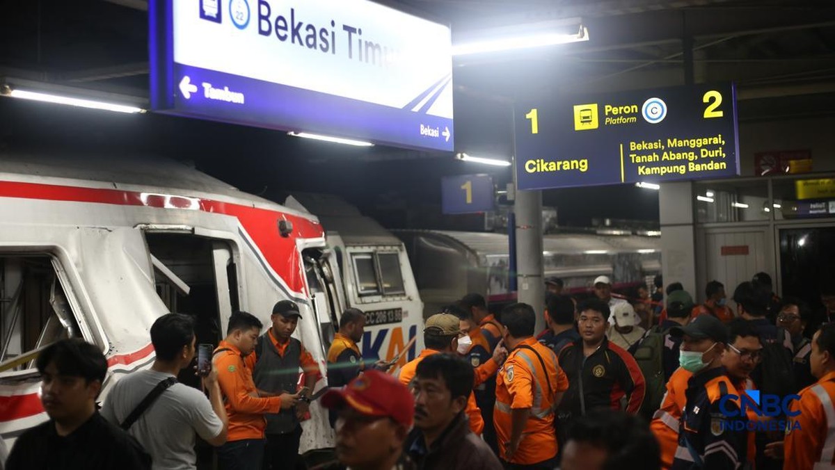 Segini Kecepatan KA Argo Bromo Anggrek saat Tabrak KRL di Bekasi Timur