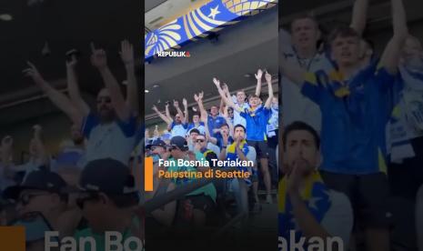 Fan Bosnia Teriakan Palestina di Seattle