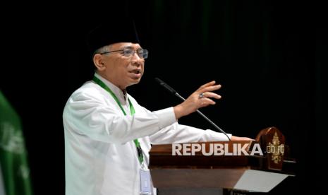 Ketum PBNU di Hadapan Prabowo: Warga NU Siap Berjuang demi Bangsa dan Negara