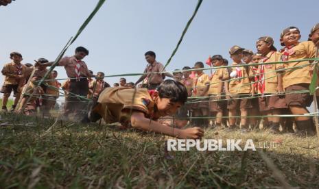 Intip Keseruan Pesta Pramuka di Kediri, Latih Kerja Sama dan Kemandirian Anak