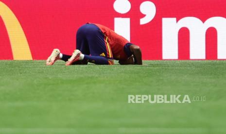 Setelah Protes Islamofobia, Yamal Rayakan Gol dengan Sujud