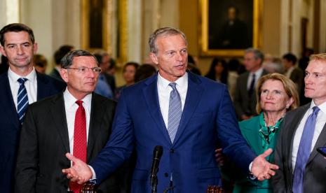 Tak Lagi Nurut Trump, Bos Senat John Thune Berani Bilang Tidak, Disebut Sesabar Nabi