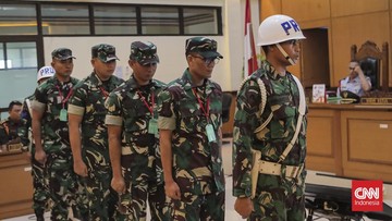 4 TNI Penyiram Air Keras Andrie Divonis 3 sampai 1,5 Tahun Penjara