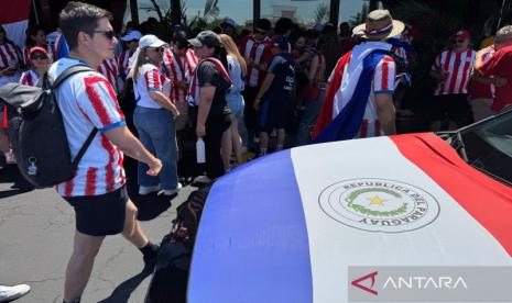 Lima Jam Sebelum Kick-off, Ratusan Suporter Paraguay Padati Philadelphia