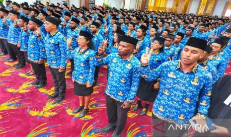 Papua Tengah Angkat 843 CPNS Jadi PNS untuk Perkuat Pelayanan Publik