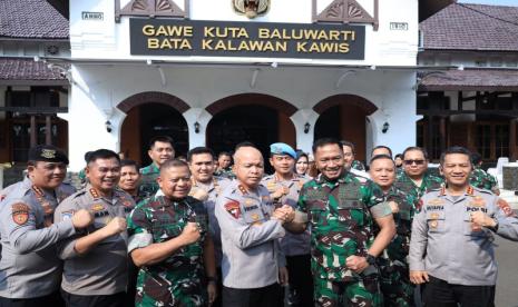 Polda Banten dan Korem 064/MY Perkuat Sinergi Jaga Kondusivitas Wilayah