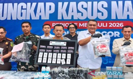 Polres Bogor Sita 3 Kg Sabu dan 1 Juta Butir Obat Ilegal, 95 Tersangka Dibekuk