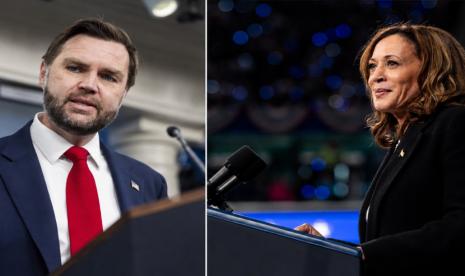 Pilpres AS 2 Tahun Lagi, JD Vance Melesat, Harris Masih Memimpin Demokrat