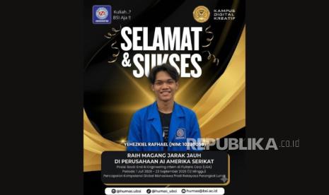 Mahasiswa UBSI Tembus Perusahaan Kecerdasan Buatan Asal AS, Magang di FlyRank Corp
