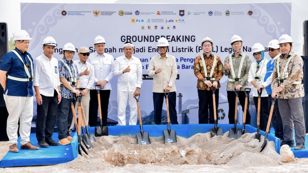 Proyek Olah Sampah Jadi Listrik Resmi Dibangun di Legok Nangka Jabar