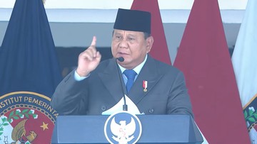Prabowo: Pamong Praja Harus Hadir Ketika Rakyat Kesulitan