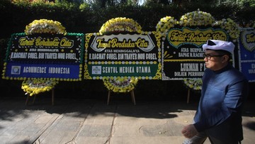 Almarhum Rachmat Gobel Dimakamkan di TMP Kalibata Jakarta