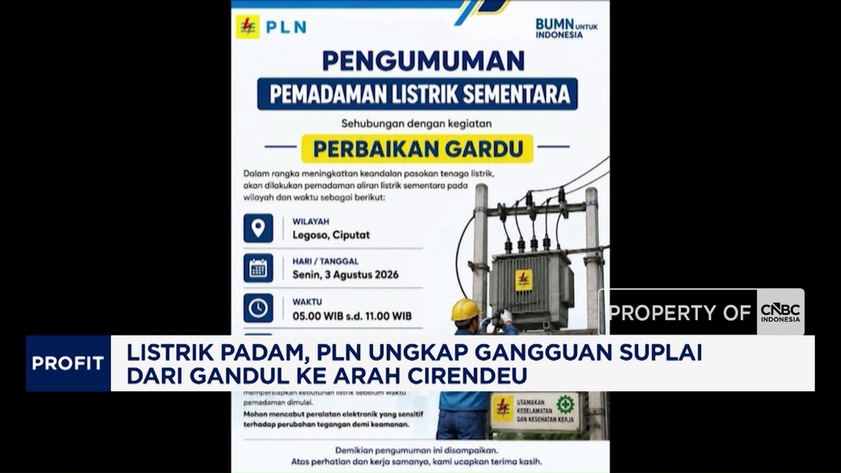 Listrik Padam, PLN Ungkap Gangguan Suplai Dari Gandul ke Arah Cirendeu