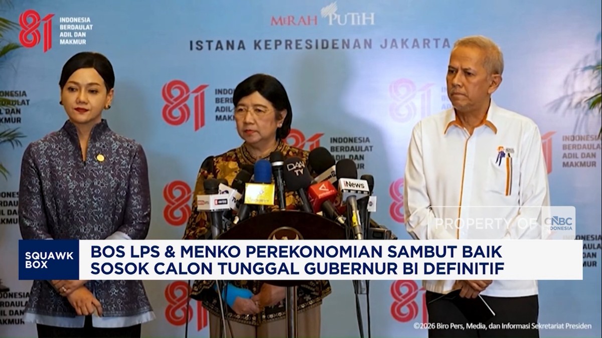 Video: Para Pejabat Sambut Baik Calon Tunggal Gubernur BI Definitif