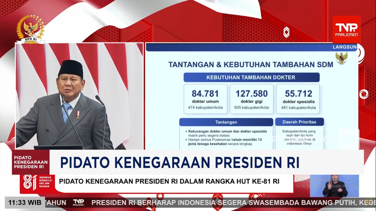 Video: Tambah Dokter, Prabowo Bangun Prodi Spesialis di 11 Provinsi