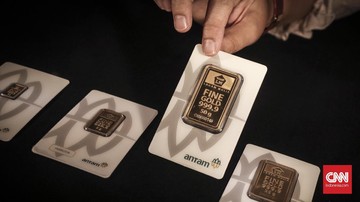 Harga Emas Antam Pudar ke Level Rp2,597 Juta per Gram Hari Ini