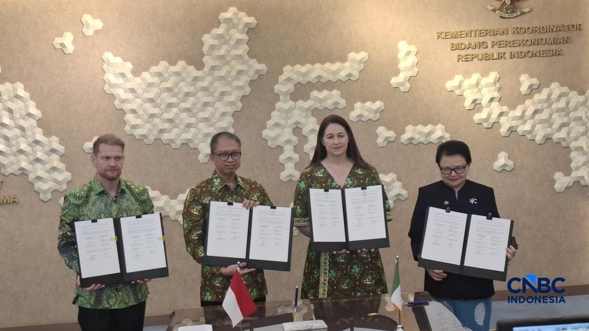 RI-Irlandia Teken LoI, Bidik Kerja Sama AI hingga Energi Bersih