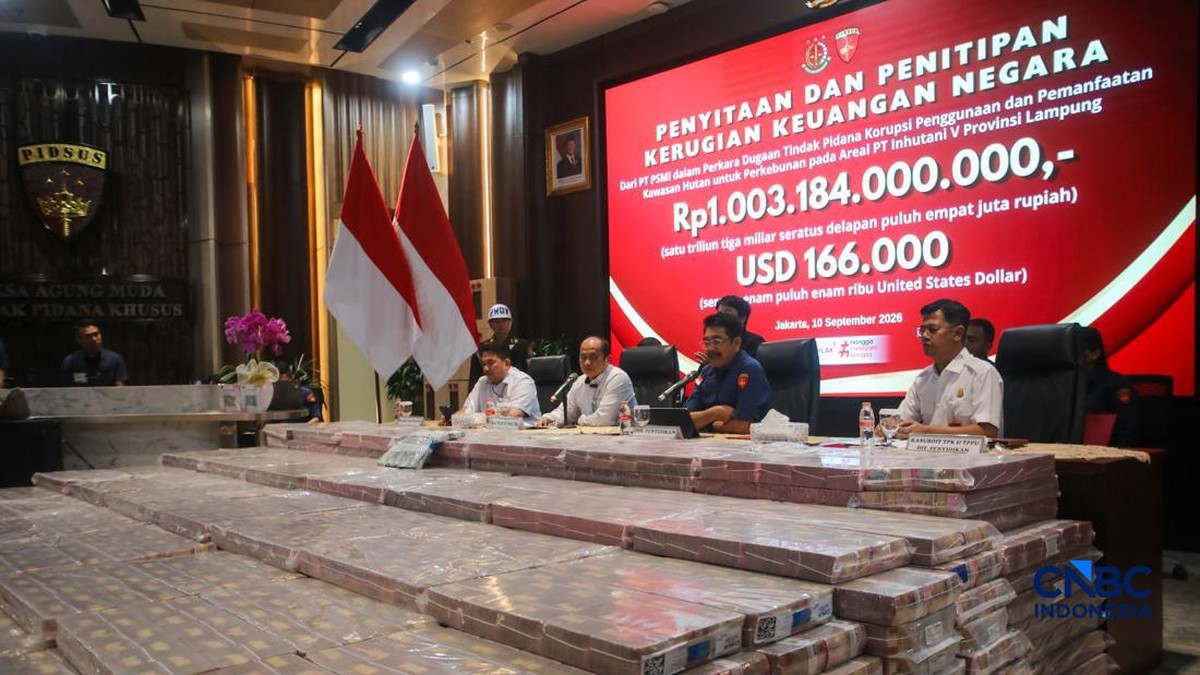 Kasus Korupsi di Areal PT Inhutani V Lampung, Kejagung Sita Uang Rp1 T